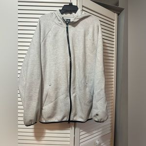 Russell Athletic Zip Up Sweatshirt Jacket Gray Size L (42-44)